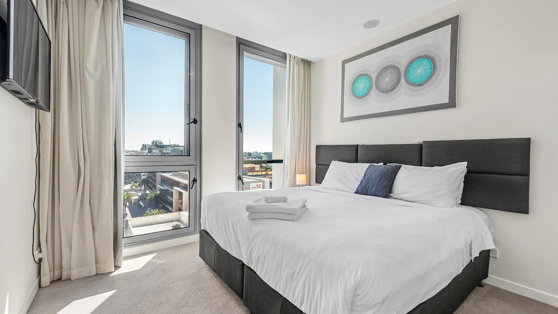 Chic & Modern 2Br Apt With Rooftop Pool & Parking Brisbane Australie